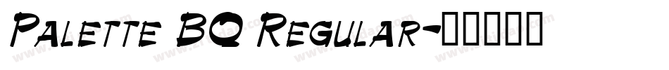 Palette BQ Regular字体转换